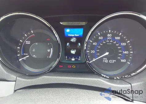 2015 Hyundai Sonata Hybrid Limited из США, поврежденный, VIN KMHEC4A4XFA131067